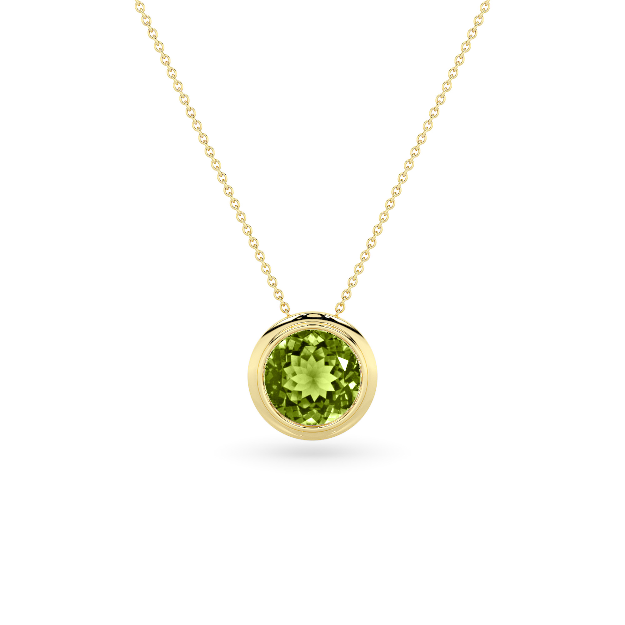 SEMI PRECIOUS WHISPER PERIDOT NECKLACE COLLECTION